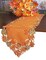 Harvest Fall Table Runner 13"x36",Cutwork Embroidered Maple Leaves Dresser Scarf Table Topper for Thanksgiving's Day Home Dinning Holiday Party Decoration